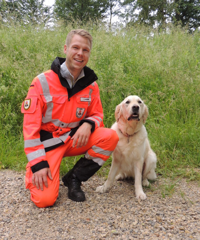 Rettungshundeteam Uli und Nino