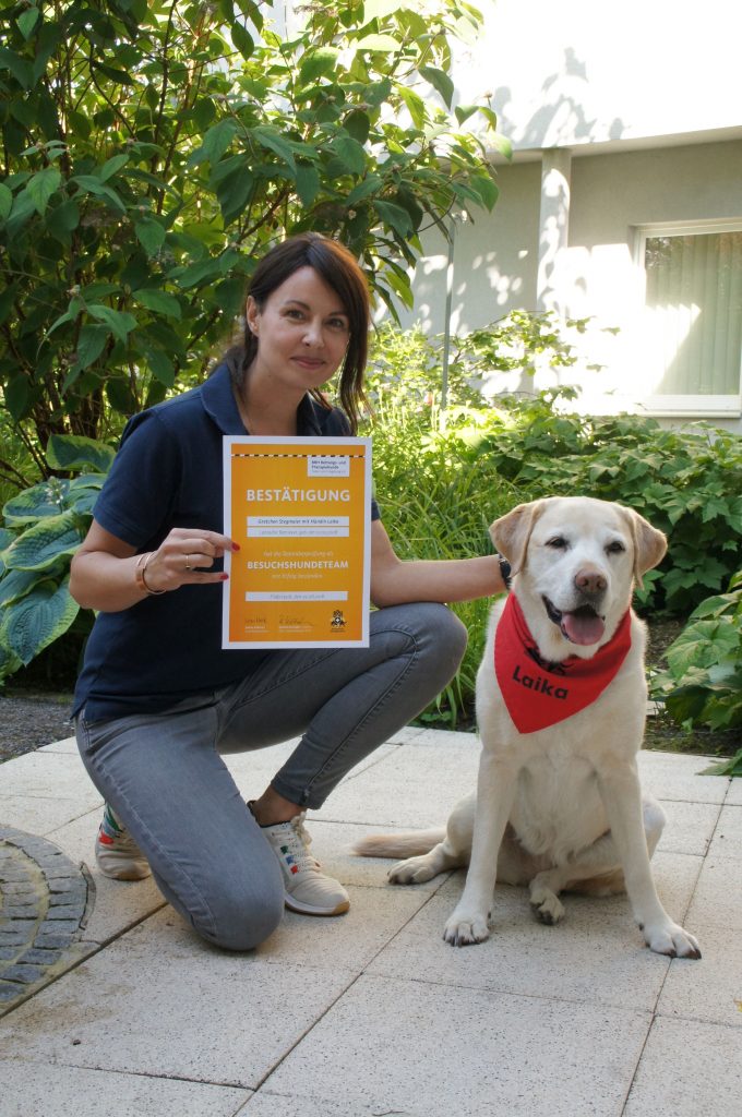 Besuchshundeteam Gretchen und Laika