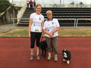 Spendenlauf 2018 - Lisa, Sabine und Amy