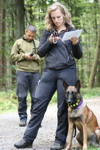 Suchgruppenhelfer-Schulung - Der Umgang mit dem GPS Gerät: Wegpunkte eintragen und Gebiet daraus erstellen