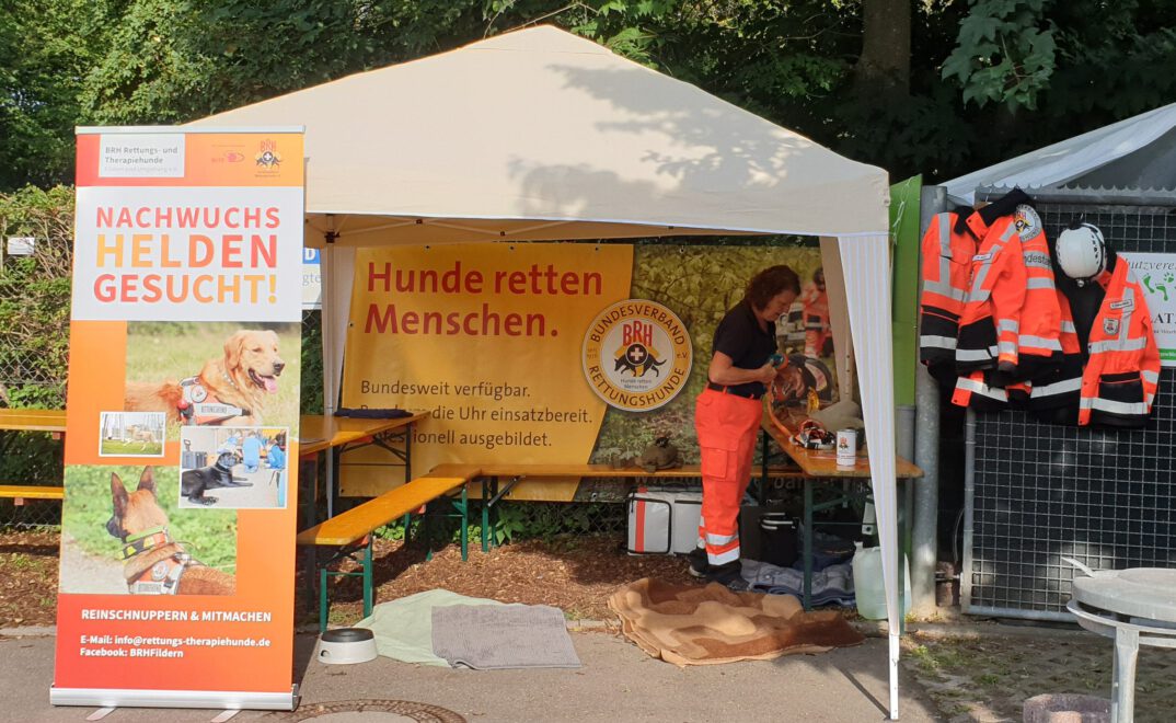 Unser Stand auf dem Tierheimfest Esslingen am 01.09.2019