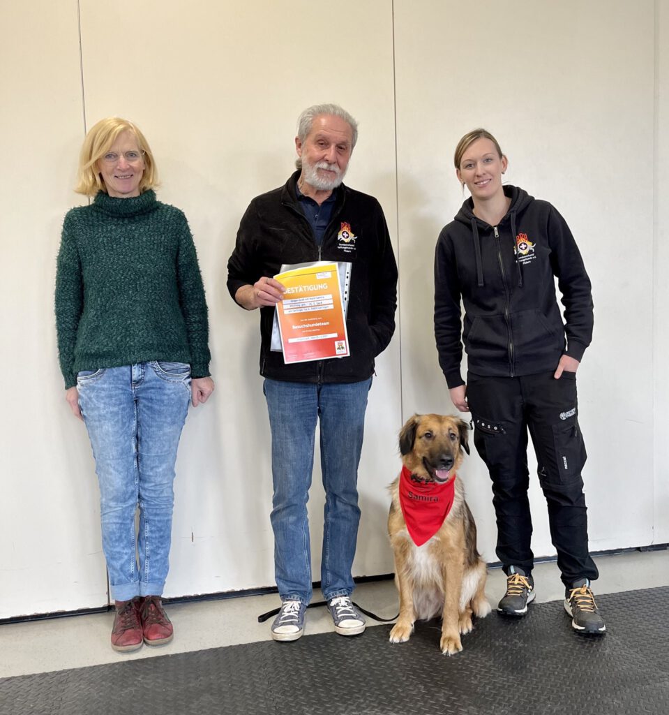 Besuchshundeteam Jürgen mit Samira