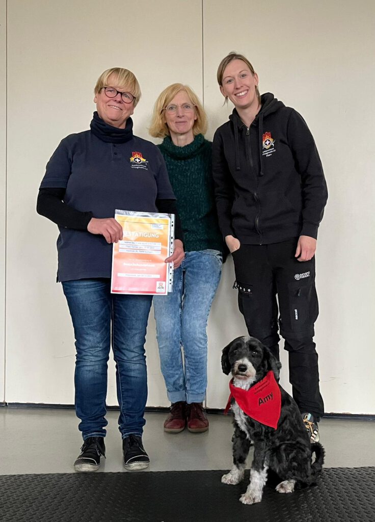 Besuchshundeteam Sabine mit Amy