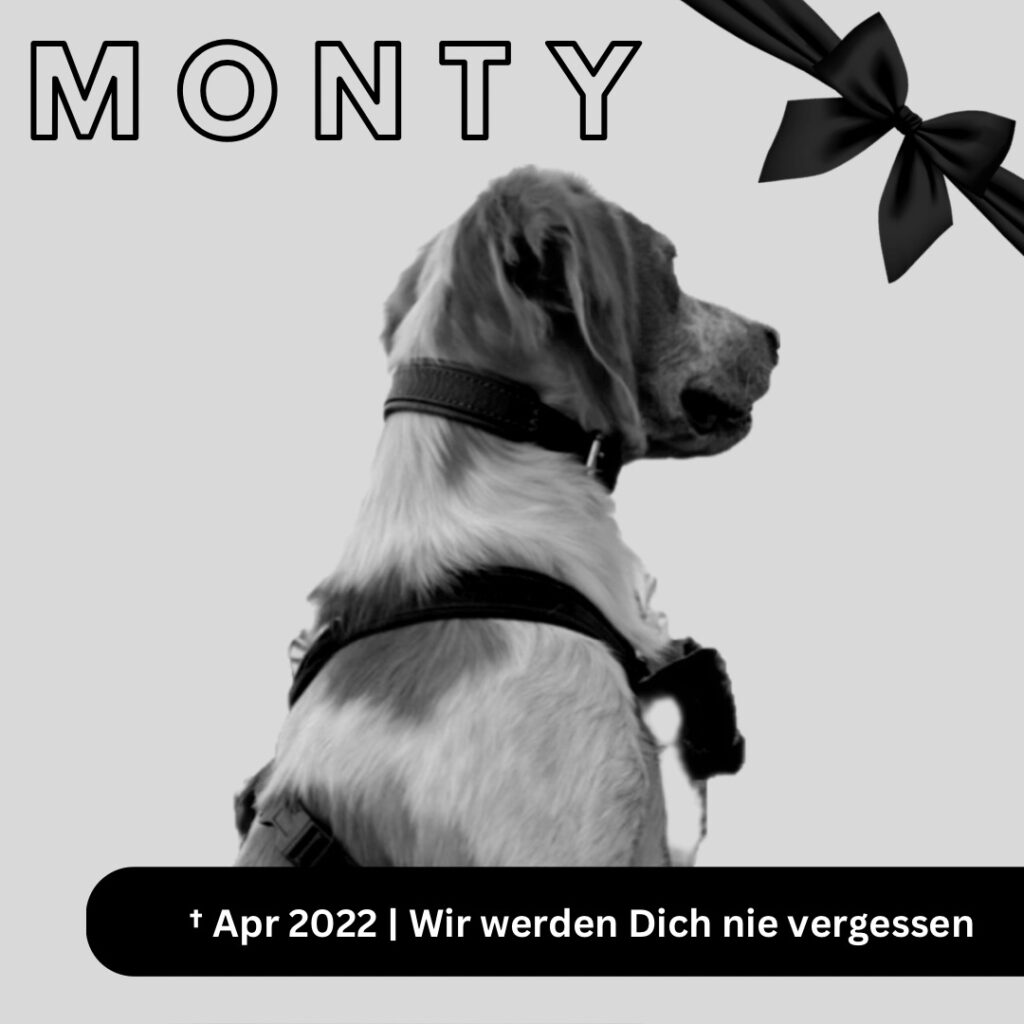 Monty: Wir werden Dich nie vergessen!