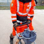 Matthias als Rollator-Mann // März 2020